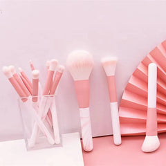 12 piece cosmetics brush kit for flawless makeup