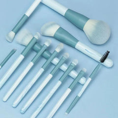 12-Piece Synthetic Makeup Brushes Set – Foundation, Powder & Blending Brushes