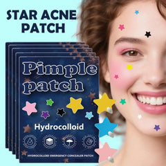 1400PCS Colorful PE Pimple Patches Star Shaped Pimple Cover Sticker Invisible Pimple Cover Removal Pimple Patches