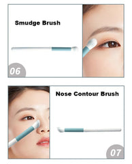 12-Piece Synthetic Makeup Brushes Set – Foundation, Powder & Blending Brushes