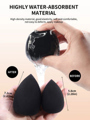 29-Piece Professional Makeup Brush & Beauty Tool Kit with Sponges & Puffs