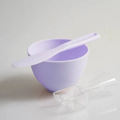 Face Mask Mixing Bowl Set – Skincare Tools Kit with Silicone Brush & Measuring Spoon