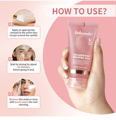 Collagen Wrapping Mask & Brush Set – Hydration, Rejuvenation & Brightening