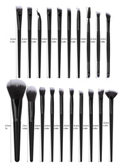 29-Piece Professional Makeup Brush & Beauty Tool Kit with Sponges & Puffs