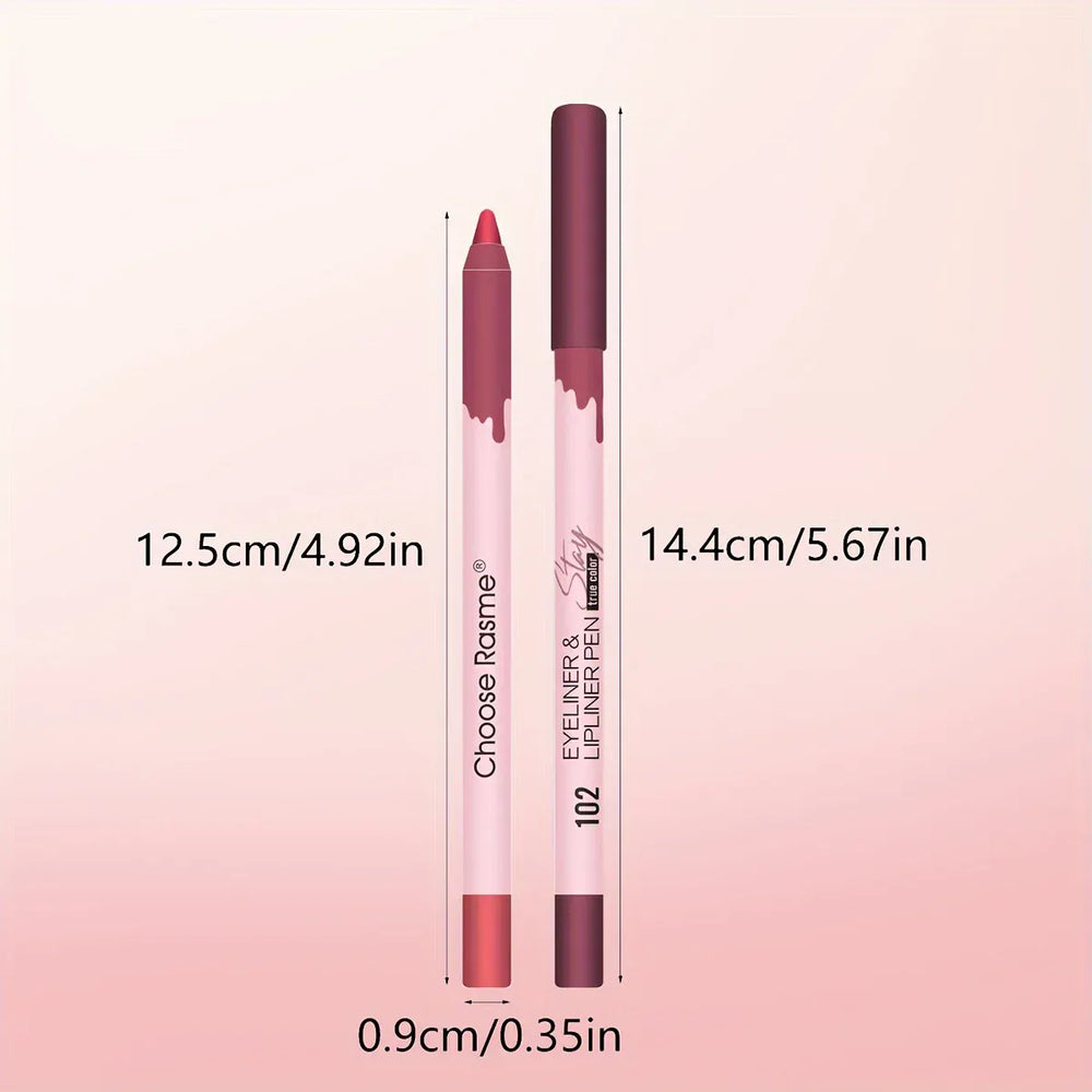 Compact 12-Colors Matte Lip Liner for Makeup Lovers