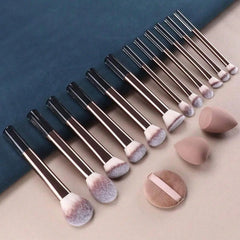 eyeshadow powder blush foundation brushes
