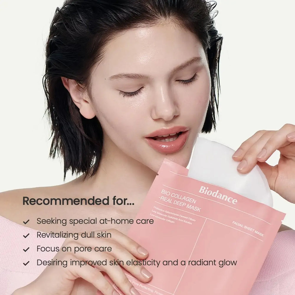 korean skincare collagen gel mask for elasticity
