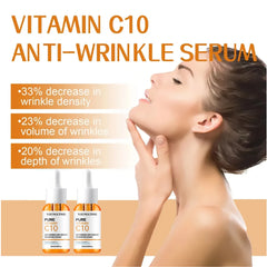 lightweight face serum vitamin c and hyaluronic acid