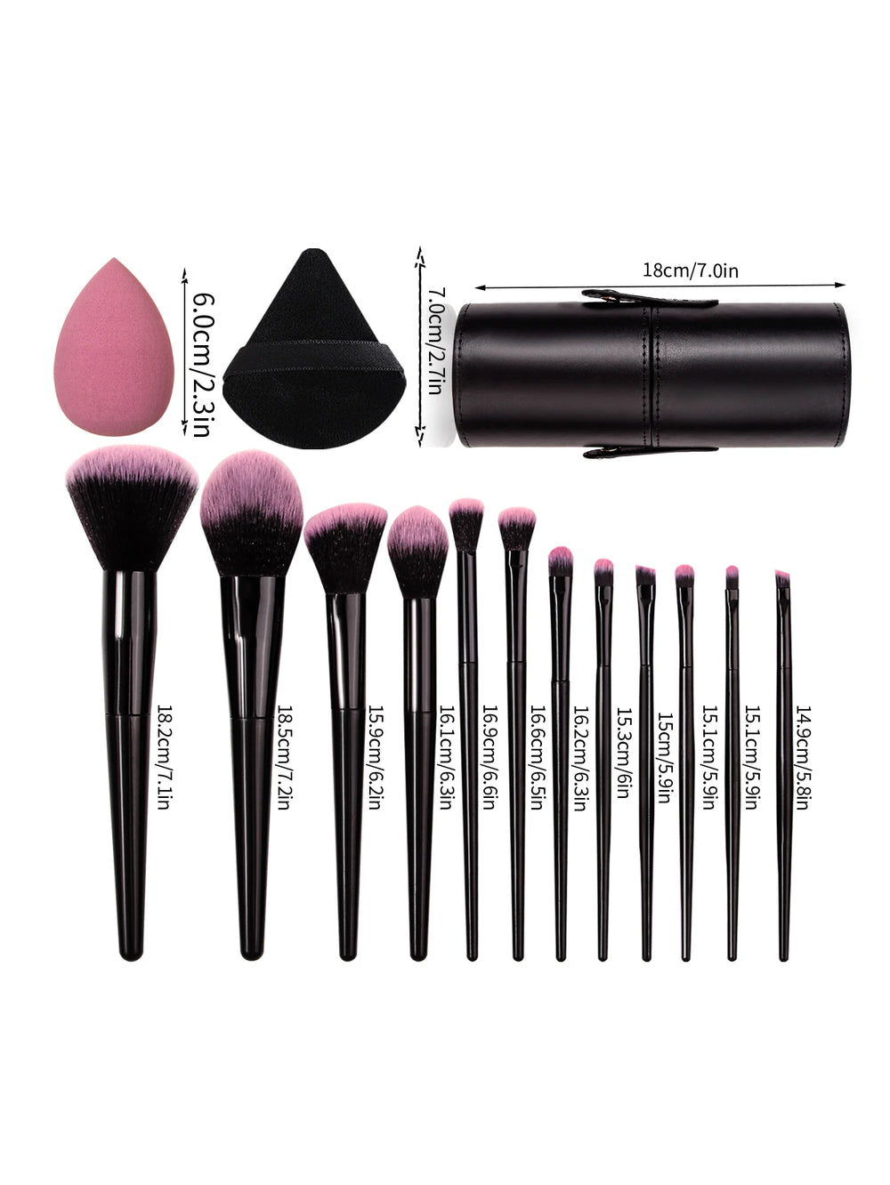 makeup beauty eggs and brushes for flawless blending