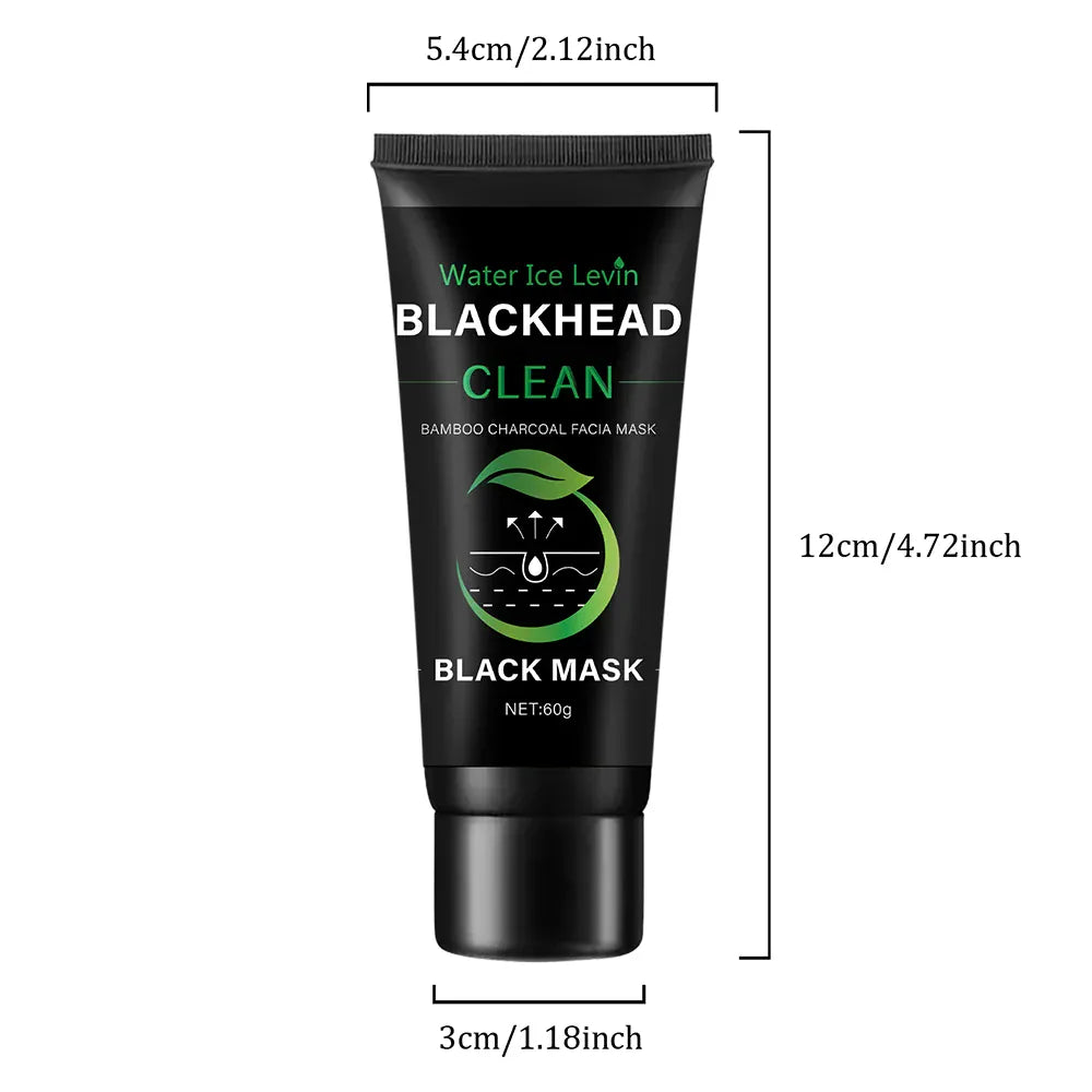 unisex charcoal black mask for deep cleansing skincare