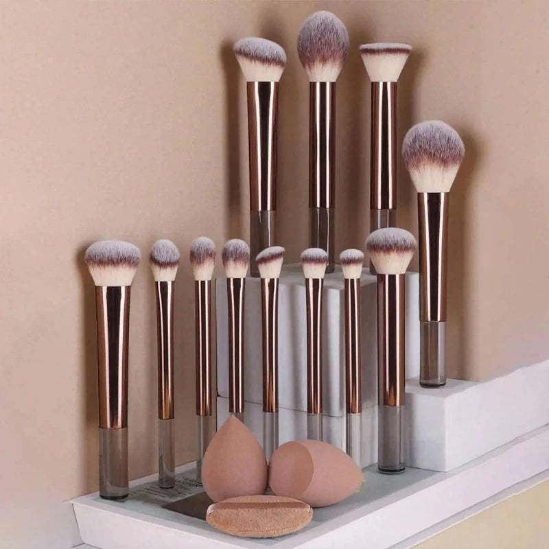 12 piece professional makeup brush set