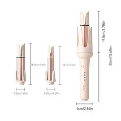 Automatic ionic hair curler using at home