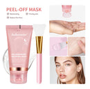 Collagen Wrapping Mask And Brush Set Rejuvenation Moisturize Brightening Korean Face Mask Make Glowy Skin Elasticity Facial Mask