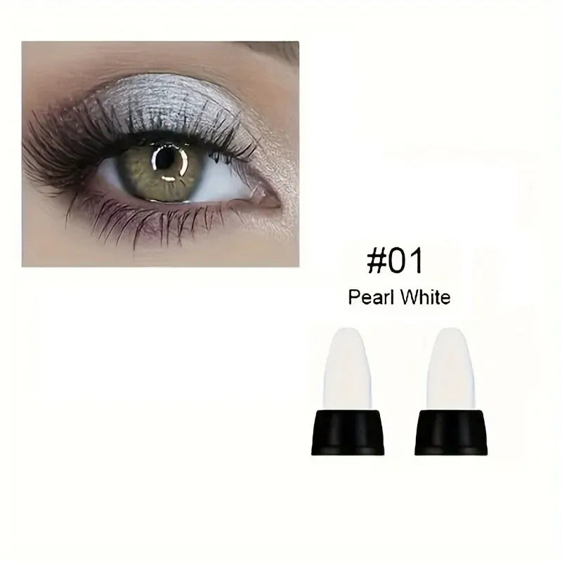 16 Colors Pearlescent Waterproof Glitter Eyeliner | Long-Lasting Eye Makeup