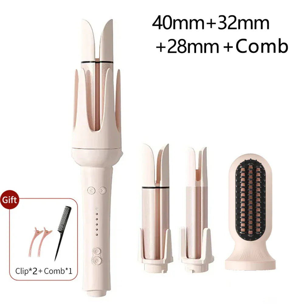 Automatic Ionic Hair Curler 40mm - Large Salon Style Waves