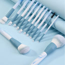 12-Piece Synthetic Makeup Brushes Set – Foundation, Powder & Blending Brushes