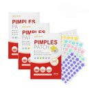 240pcs Shaped Acne Patches – Heart, Star, Flower & Round Invisible Zit Covers