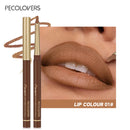 Matte 6 Colors Lip Liner Pencil – Nude & Brown Long-Lasting Lip Contour