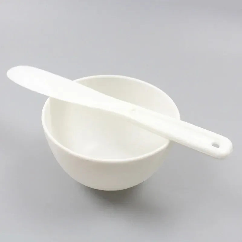 Face Mask Mixing Bowl Set – Skincare Tools Kit with Silicone Brush & Measuring Spoon
