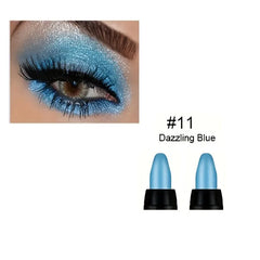 16 Colors Pearlescent Waterproof Glitter Eyeliner | Long-Lasting Eye Makeup