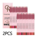 12 Colors Matte Lip Liner Pencil Set – Waterproof, Long-Lasting Nude & Red Lip Contour