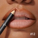 Waterproof Matte Lipliner Pencil – 12 Colors | Long-Lasting Moisturising Lip Makeup