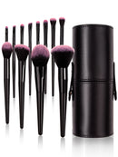 19-Piece Professional Makeup Brush & Beauty Tool Set with Storage Bucket
