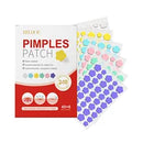 240pcs Shaped Acne Patches – Heart, Star, Flower & Round Invisible Zit Covers