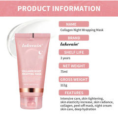 Collagen Wrapping Mask & Brush Set – Hydration, Rejuvenation & Brightening