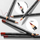 Waterproof Matte Lipliner Pencil – 12 Colors | Long-Lasting Moisturising Lip Makeup