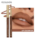 Matte 6 Colors Lip Liner Pencil – Nude & Brown Long-Lasting Lip Contour