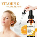 anti-aging vitamin c and hyaluronic acid serum dropper