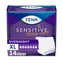 TENA Sensitive Care Overnight Underwear, XL, 14 Count (Waist size 39in - Ehanmart