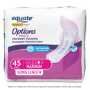 Equate Options Women's Incontinence Pads, Maximum Absorbency, Long Len - Ehanmart