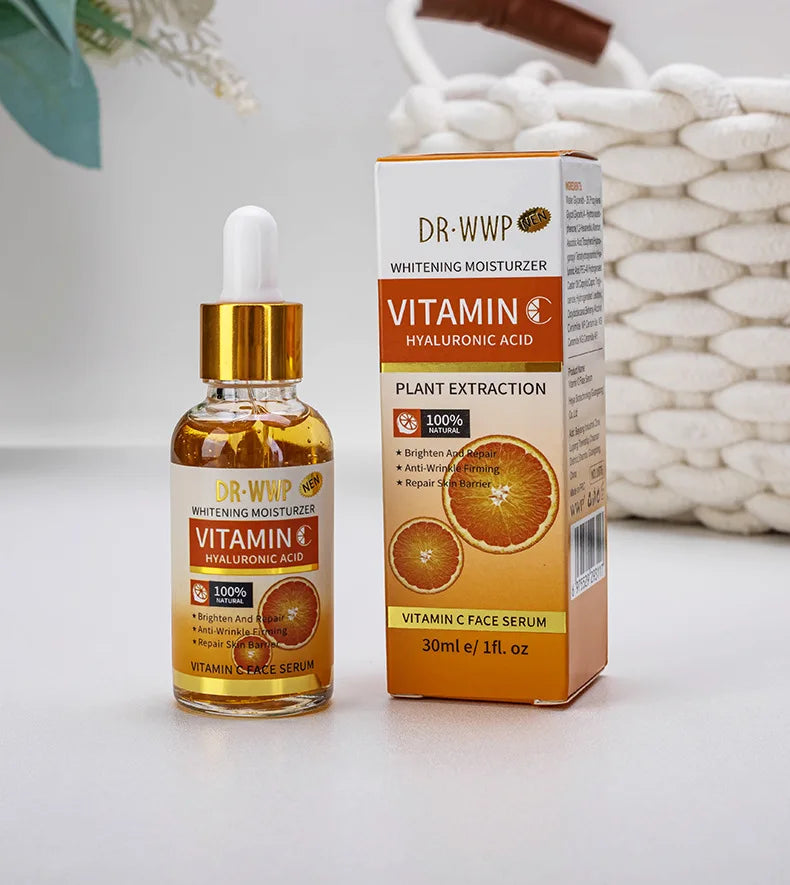 brighten and even skin tone serum bottle close up