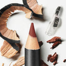 Close up of matte lip liner pencil for long lasting lip makeup