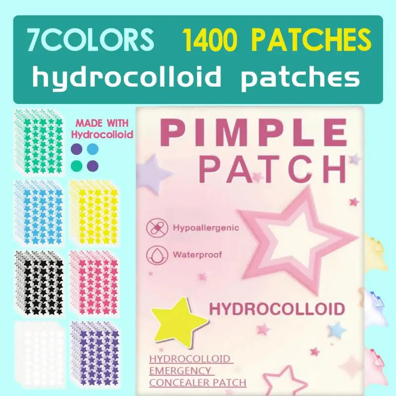 colorful acne patch stickers for face