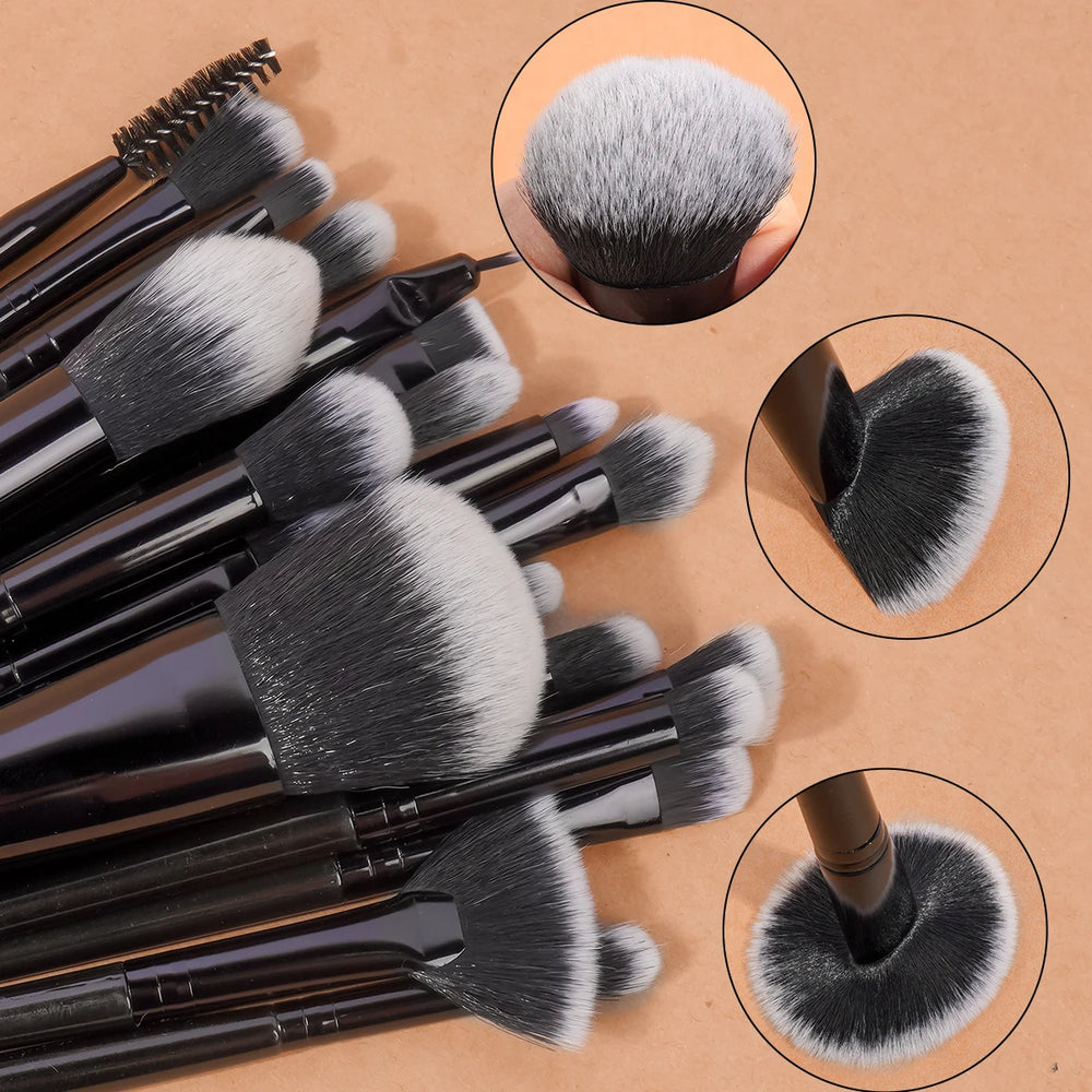 complete professional makeup brush and tool kit