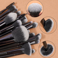 complete professional makeup brush and tool kit