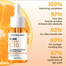 dark spot fading serum with vitamin c for glowing skin