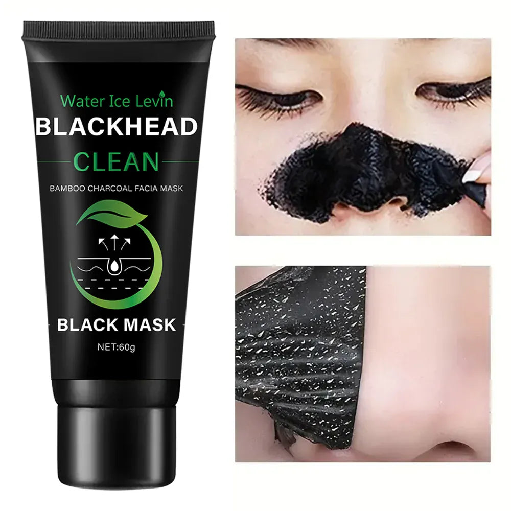 deep detox bamboo charcoal black mask for clearer skin