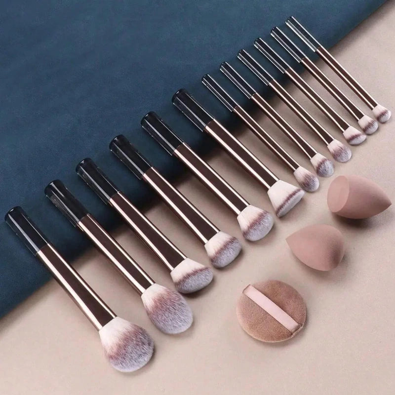 eyeshadow powder blush foundation brushes