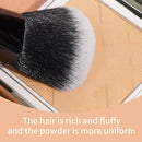 full cosmetic brush set with blending sponges