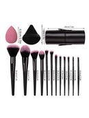 makeup beauty eggs and brushes for flawless blending