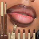 matte 6 colors lip liner pencil nude brown shades