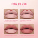 Matte Lip Liner Pencils in Rose Pink, Nude, and Red Colors