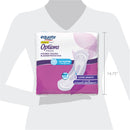 protective incontinence pads with soft side shields