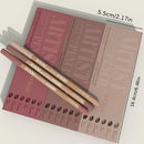 velvet finish lip contour pencil set
