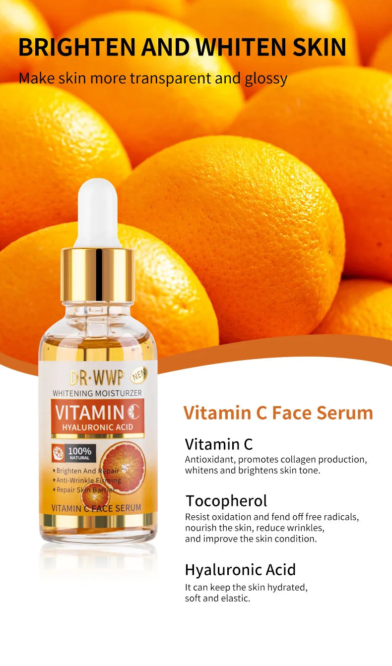 vitamin c hydrating facial serum non greasy formula