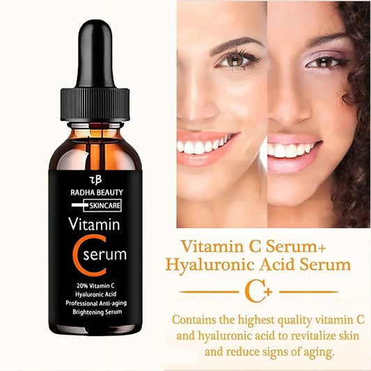 vitamin c serum with hyaluronic acid brightening facial essence